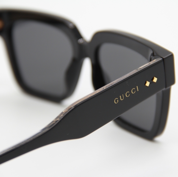 NEW GUCCI GG1084S 001 BLACK UNISEX SUNGLASSES - Picture 10 of 14